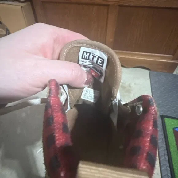 Vans Sk8-Hi Plaid Brown/Black Boys Size 12.5 - Picture 7 of 7